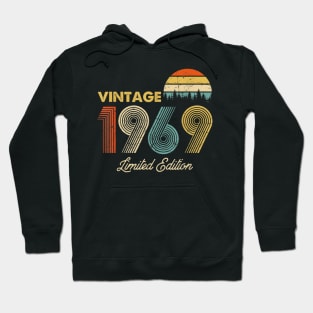 Vintage 1969 Shirt - Birthday Gift Classic Men Women Hoodie